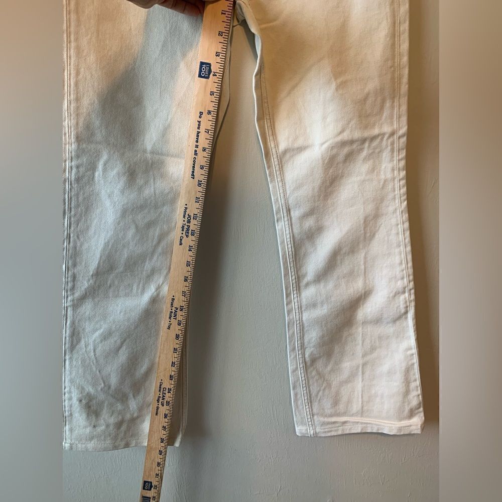 Miu Miu winter white boot cut jeans size 30 - Picture 5 of 9